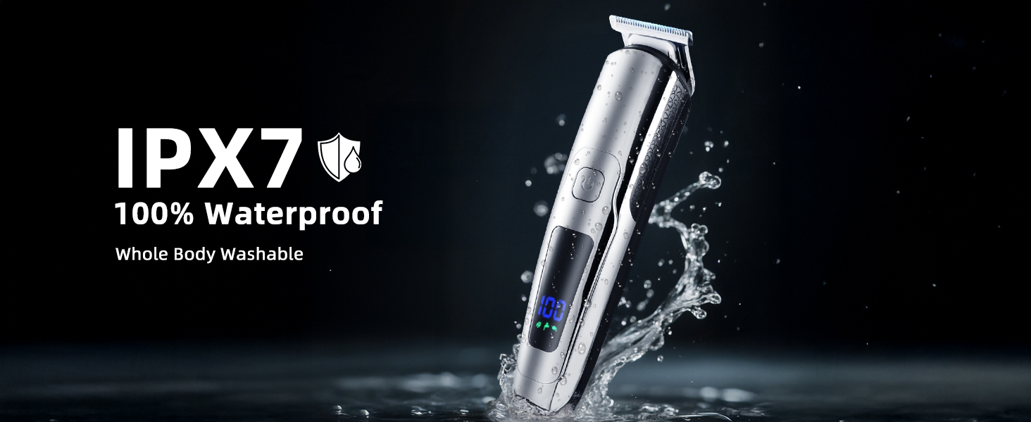 Beard Trimmer for Men, 20 Length Settings, 14-in-1 Cordless Grooming Kit, Waterproof Electric Razor for Men, Hair Trimmer, Nose Hair Trimmer, Cordless Hair Clippers Details 3